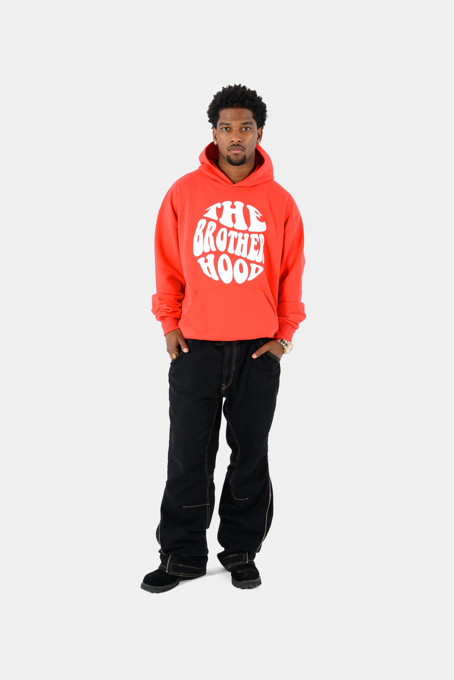TBH LOGO HOODIE [RED]